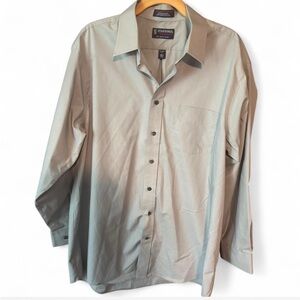 Stafford Gray Dress Shirt Classic Design
